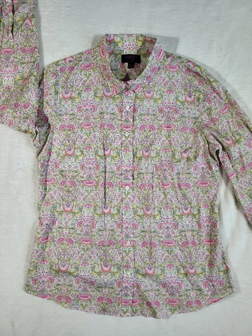 J. Crew Liberty Art Fabrics Floral Shirt - Size 12
